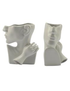 Doniczka ceramiczna Twarz 21x18cm PL-340