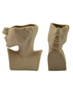 Doniczka ceramiczna Twarz 21x18cm PL-339