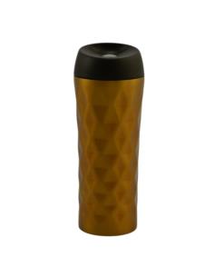 Kubek termiczny 400ml 3D złoty