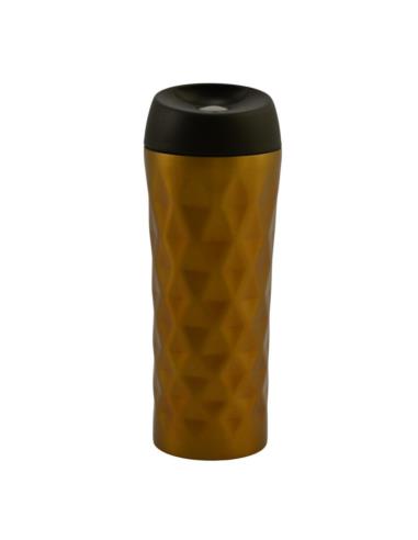 Kubek termiczny 400ml 3D złoty