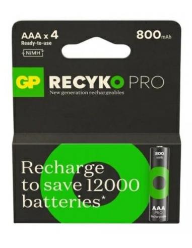 Akumulator GP RECYKO PRO AAA 800mah 4szt