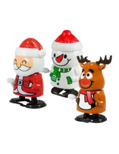 Figurka bożonarodzeniowa nakręcana 6cm mix