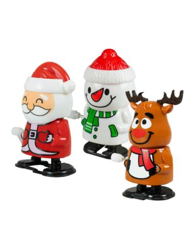 Figurka bożonarodzeniowa nakręcana 6cm mix