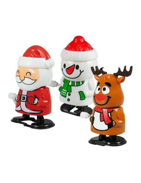 Figurka bożonarodzeniowa nakręcana 6cm mix