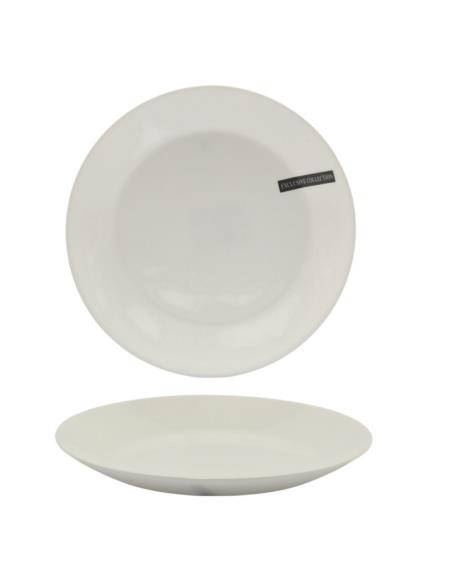 Talerz Blanca płytki 24cm biały szkło hartowane