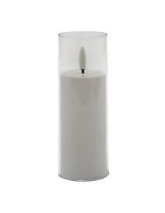 Świeca biała LED 15cm