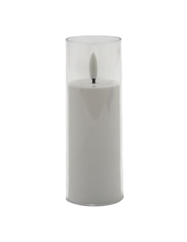Świeca biała LED 15cm