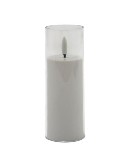 Świeca biała LED 15cm