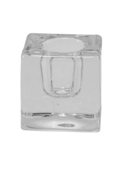 Świecznik szklany 4x4x4cm C2084-4