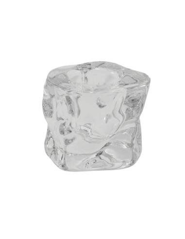 Świecznik szklany 5x5x4cm C15653-3