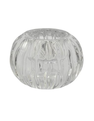 Świecznik szklany 10x10x6cm C14162-1