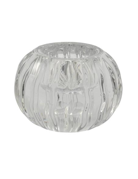 Świecznik szklany 10x10x6cm C14162-1