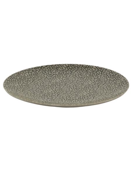 Talerz Bogucice Zina Grey Night deserowy 22cm