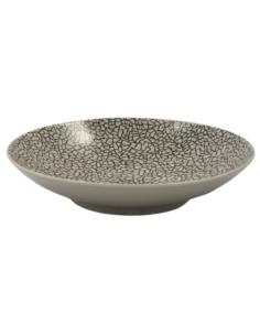 Talerz Bogucice Zina Grey Night głęboki 22cm