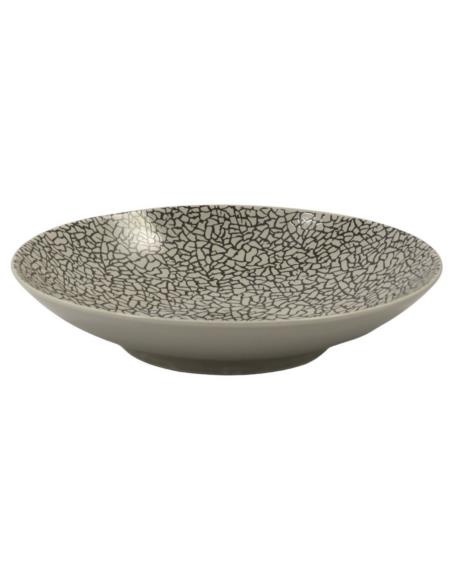 Talerz Bogucice Zina Grey Night głęboki 22cm