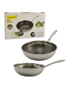 Patelnia wok 30cm professional Maestro MR-1224-30