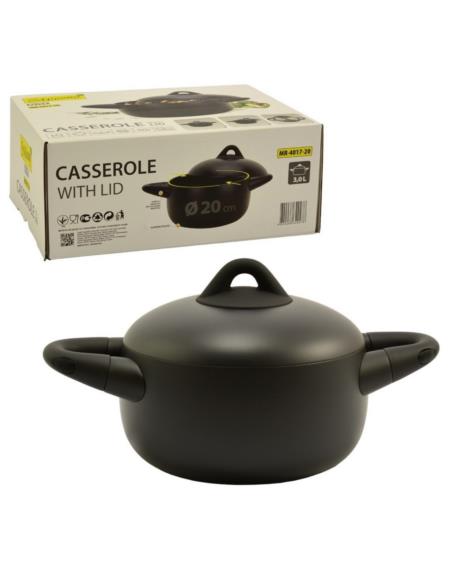 Garnek 20cm 3,0L z pokrywką Maestro MR-4017-20
