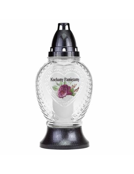 Znicz nagrobkowy 27cm 35h 237NKP pakx8