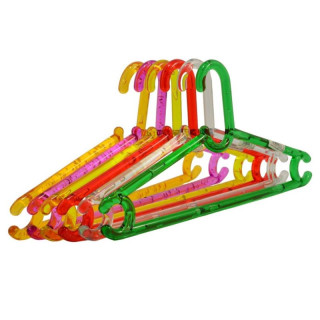Wieszak na ubrania  1szt Bąbel z poprzeczką 42cm mix