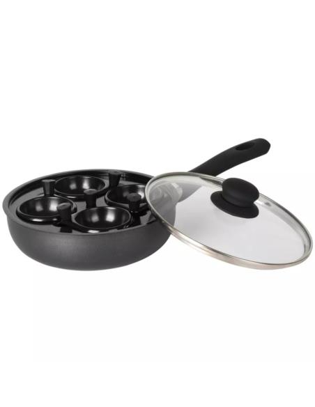 Patelnia do jajek 20cm z pokrywką Kinghoff KH-1806