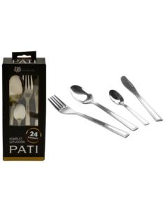 Sztućce 24 elementy Hausmann Pati połysk