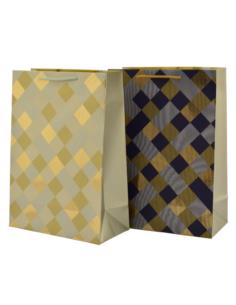 Torebka ozdobna 22,5x31,5x10,5cm T-2 mix 2