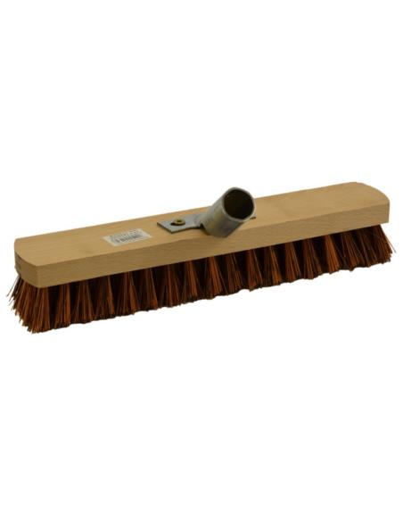 Szczotka szorówka na kij z uchwytem ulicówka ryż 30cm A 02-038