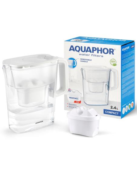 Dzbanek Aquaphor Kompakt 2,4L biały + wkład Maxfor