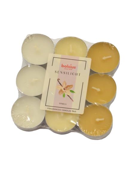 Świeca Tealight wanilia 9 sztuk