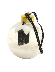 Bombka 7,5cm ze sztucznym śniegiem BN3974 mix 2