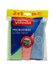 Ściereczki Vileda Microfibre Ultra Fresh 2+1szt