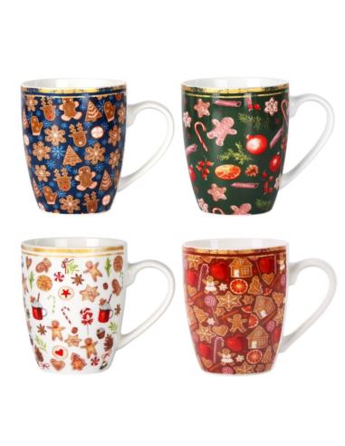 Kubek ceramiczny 360ml Noel świąteczny mix