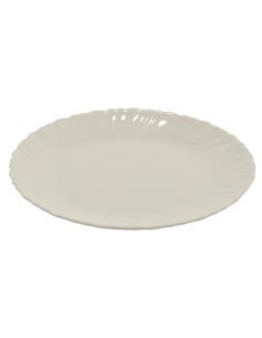 Talerz Agnes deserowy 19cm biały