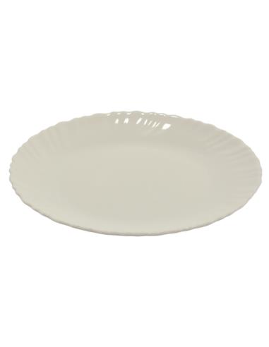 Talerz Agnes deserowy 19cm biały