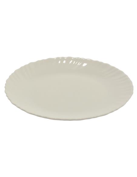 Talerz Agnes deserowy 19cm biały