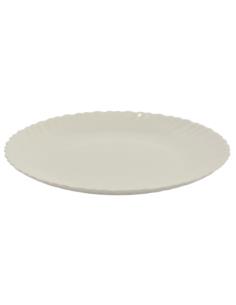 Talerz Agnes płytki 23,5cm biały
