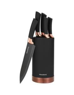 Noże w bloku 5 elementów Klausberg KB-7614