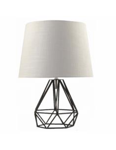 Lampka nocna/abażur 28cm czarna LC84