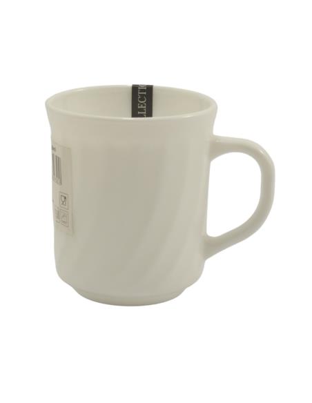 Kubek szklany 250ml Eva biały