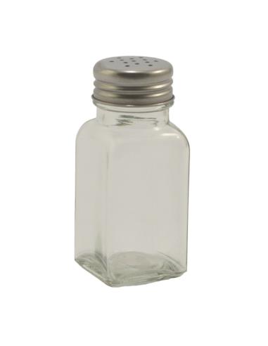 Przyprawnik metal+szkło Temis 100ml kwadrat