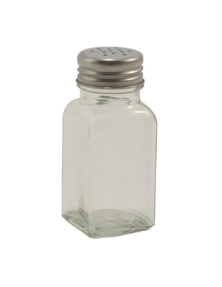 Przyprawnik metal+szkło Temis 100ml kwadrat