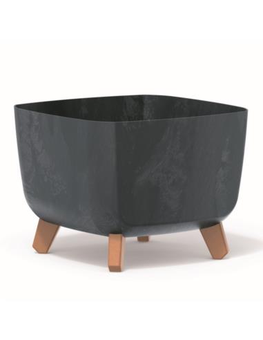 Doniczka Gracia Square Beton Effect 29x22cm