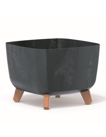 Doniczka Gracia Square Beton Effect 29x22cm