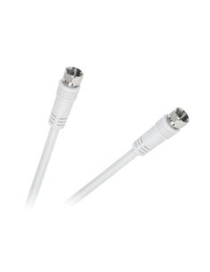 Kabel wtyk F - wtyk F 1,8m biały LX2288/1.8