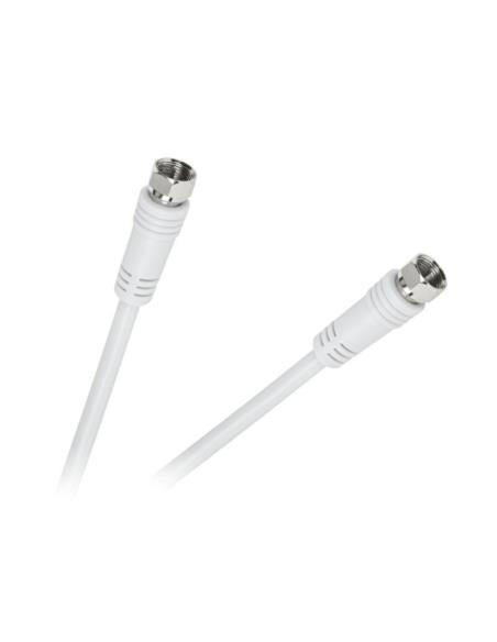 Kabel wtyk F - wtyk F 1,8m biały LX2288/1.8