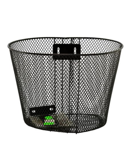Kosz dziecięcy BMX przód siatka wsporn czarny
