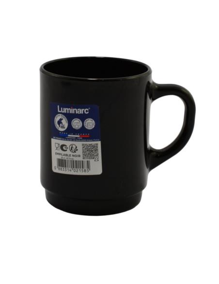 Kubek szklany 250ml Luminarc Empilable czarny ARC 9400
