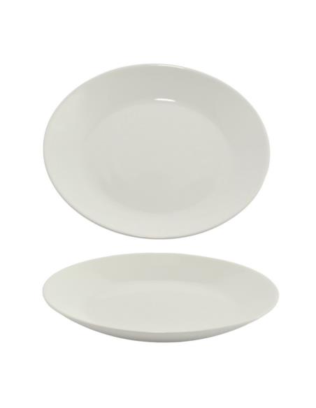 Talerz Blanca deserowy 19cm biały szkło hartowane
