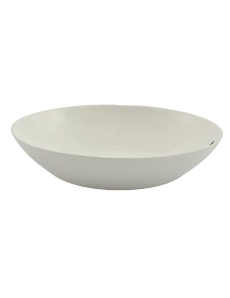 Talerz Blanca głęboki 20,5cm biały szkło hartowane