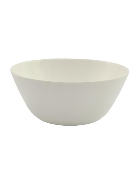 Salaterka Blanca 18cm biała szkło hartowane